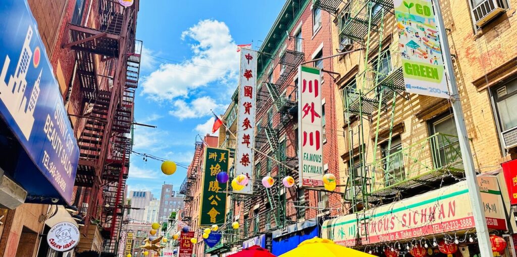 visite new york en francais de china town
